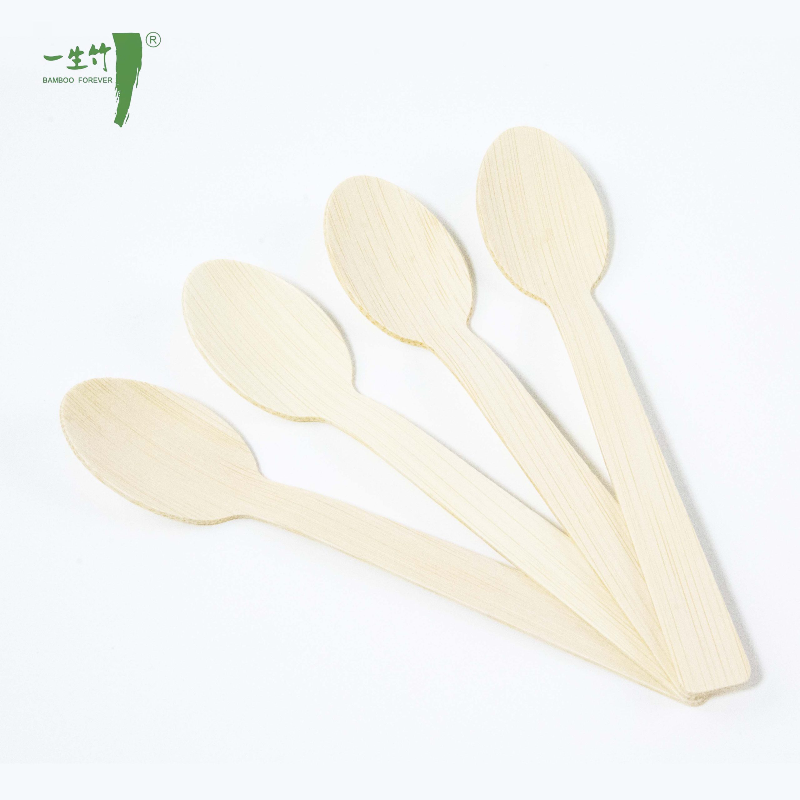 Grosir Sendok Bambu Sekali Pakai Custom