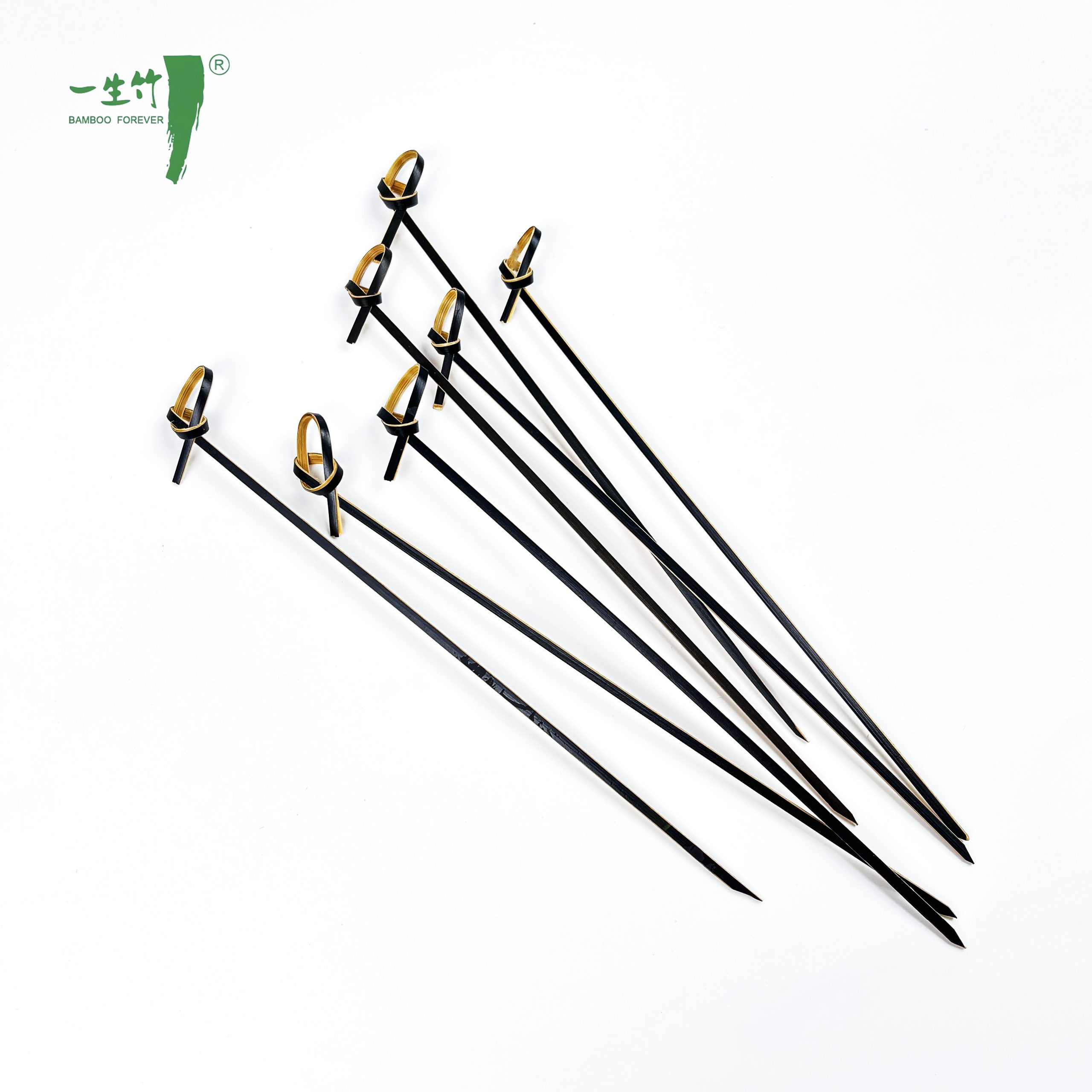 Tusuk Bambu Berknot – Pilihan Tusuk Makanan Sekali Pakai Ramah Lingkungan untuk Hidangan Pembuka Pesta