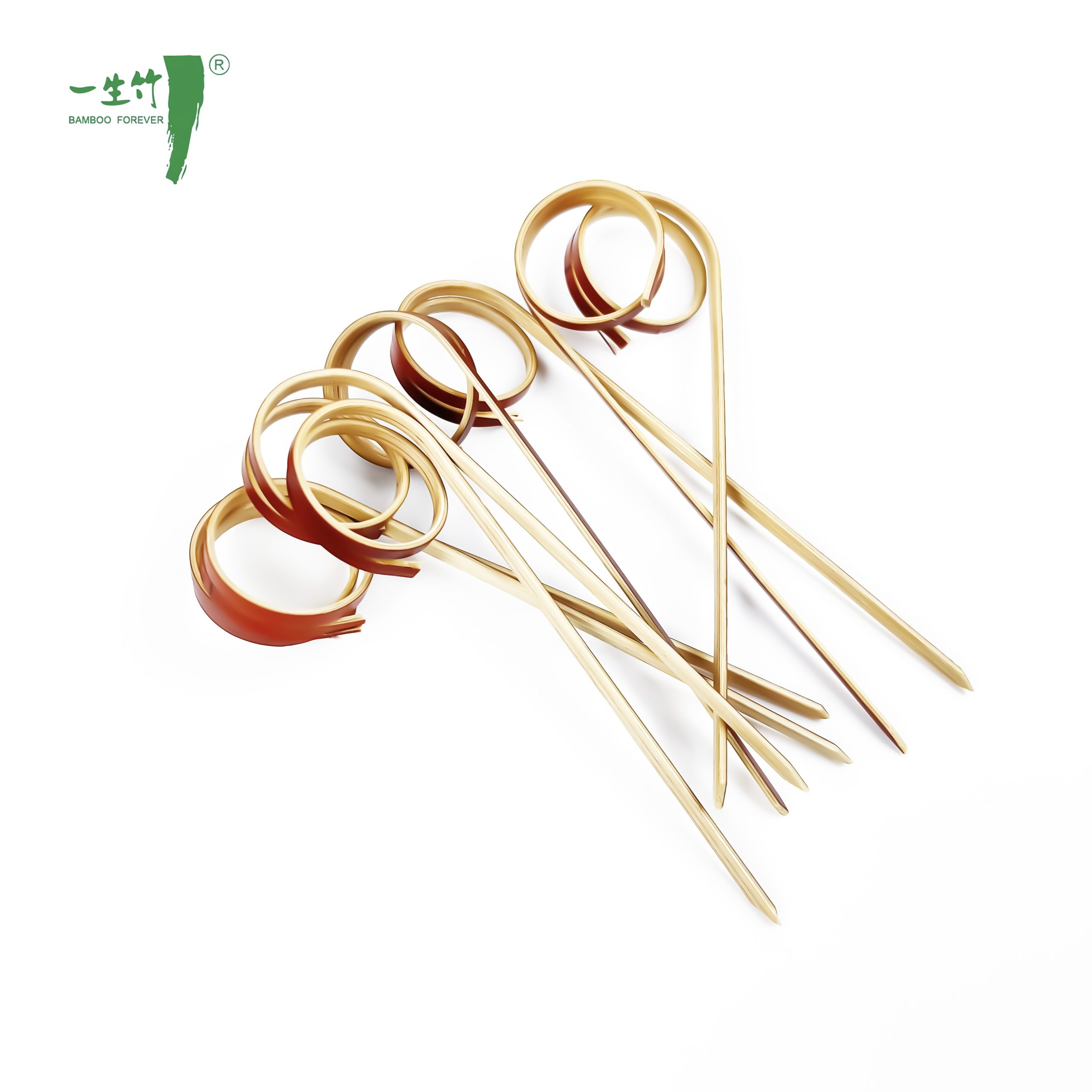 Pajangan Bambu Pilihan dengan Warna